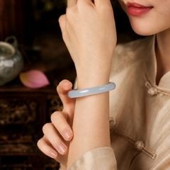 Vòng Đá Chalcedony Xanh Lam Hẹ - VDQ003