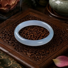 Vòng Đá Chalcedony Xanh Lam Hẹ - VDQ003