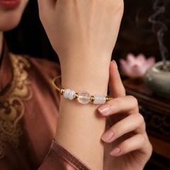 Vòng Ngũ Điếu Mix Túi Tiền Đá Moon - VDQ022