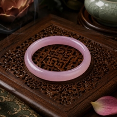 Vòng Đá Chalcedony Hồng 8mm - VDQ024