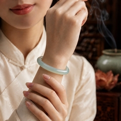 Vòng Đá Chalcedony Xanh Lá 6mm - VDQ028
