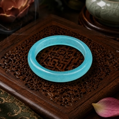 Vòng Đá Du Long Xanh Dương Mẫu 2 - VDQ034