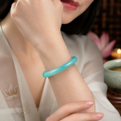 Vòng Đá Mắt Mèo Xanh Da Trời - VDQ039