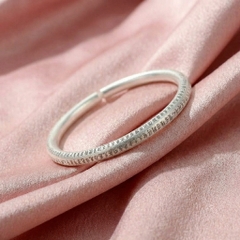 Vòng Tay Bạc Bát Nhã Tâm Kinh - Vòng Đặc Bạc Nguyên Chất - VTBBNTK0045