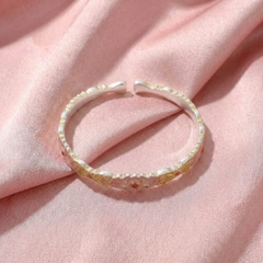 Vòng Tay Bạc Kiềng Hoa Men Màu - Vòng Đặc Bạc Nguyên Chất - VTBKHMM0016