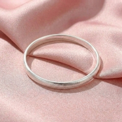 Vòng Tay Bạc Mắt Mèo - Vòng Đặc Bạc Nguyên Chất - VTBMM0021