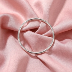 Vòng Tay Bạc Trơn Bóng - Vòng Đặc Bạc Nguyên Chất - VTBTB0026