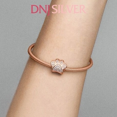 [Chính hãng] Charm bạc 925 cao cấp - Charm Sparkling Paw Print thích hợp để mix vòng tay charm bạc cao cấp - DN488
