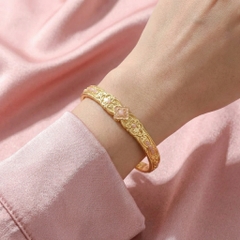 Vòng Tay Bạc Như Ý Cát Tường - Vòng Đặc Bạc Nguyên Chất - VTBNYCT0018