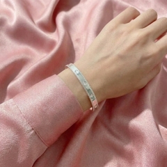 Vòng Tay Bạc Cỏ 4 Lá - Vòng Đặc Bạc Nguyên Chất - VTBC4L0033