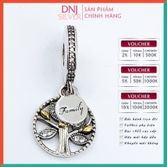 Vòng tay charm bạc 925 cao cấp - Bộ Vòng charm Gia đình, Tình yêu, Sự nghiệp, Tài lộc - Vòng tay dành cho nam và nữ