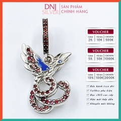 Vòng tay charm bạc 925 cao cấp - Bộ Vòng charm Phượng Hoàng rực rỡ và kiêu hãnh - Vòng tay dành cho nam và nữ