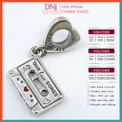 Vòng tay charm bạc 925 cao cấp - Bộ Vòng charm Nơi lưu giữ kỷ niệm tình yêu nồng cháy - Vòng tay dành cho nam và nữ