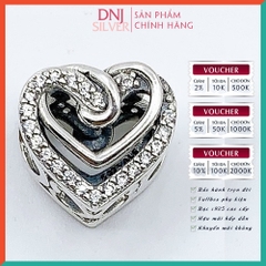 Vòng tay charm bạc 925 cao cấp - Bộ Vòng charm Chìa khóa của tình yêu và hạnh phúc - Vòng tay dành cho nam và nữ