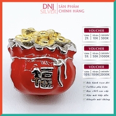 Vòng tay charm bạc 925 cao cấp - Bộ Vòng charm Thần Tài Tụ Bảo, An Khang Thịnh Vượng - Vòng tay dành cho nam và nữ