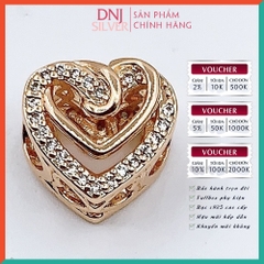 Vòng tay charm bạc 925 cao cấp - Bộ Vòng charm Tình yêu, An lành, Thịnh vượng, May mắn - Vòng tay dành cho nam và nữ