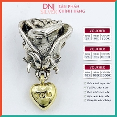 Vòng tay charm bạc 925 cao cấp - Bộ Vòng charm I Love You Forever And Beyond - Vòng tay dành cho nam và nữ