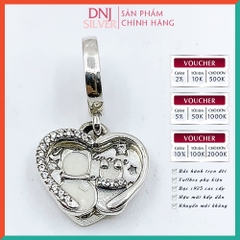 Vòng tay charm bạc 925 cao cấp - Bộ Vòng charm Kỷ niệm của tình yêu và sự hạnh phúc - Vòng tay dành cho nam và nữ