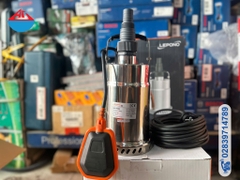 Bơm chìm Inox Lepono XKS750S (Chân Thấp)