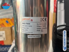 Bơm chìm Inox Lepono XKS750S (Chân Thấp)