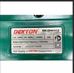 Máy đục bê tông 30mm DEKTON DK-DH6502 2400W