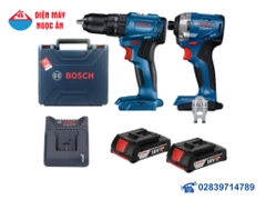 Combo máy khoan và máy vặn vít 18V Bosch GDR18V-215 & GSB185-LI (06019N20K4)