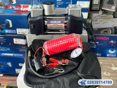Máy Bơm Lốp Xe Hơi Ô Tô 2 Xi Lanh Mini Makute MAC1202 - Có Đèn Pin Soi Sáng
