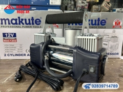 Máy Bơm Lốp Xe Hơi Ô Tô 2 Xi Lanh Mini Makute MAC1202 - Có Đèn Pin Soi Sáng
