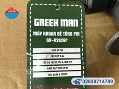 Máy khoan bê tông pin GREEKMAN GR-K2626P (Chưa phụ kiện)