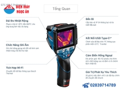 Camera đo nhiệt tia hồng ngoại Bosch GTC 600 C  (Chưa Pin) Mã 06010835K1