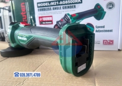 Máy mài pin 21V RAKUTEN M21-AG8500RK màu xanh