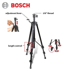 Chân máy Laser lớn Bosch BT 150 5/8” PROFESSIONAL