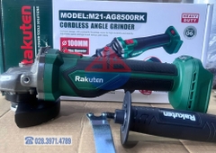 Máy mài pin 21V RAKUTEN M21-AG8500RK màu xanh