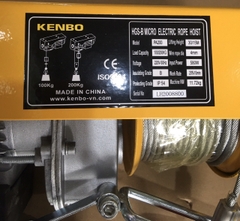 Tời điện Kenbo PA200-12m/30m 220V - nâng 200kg