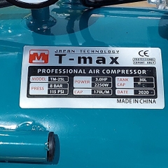 Máy nén khí trực tiếp TMax - TM25L - 3 HP (Có dầu)