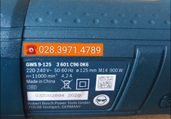 Máy mài góc BOSCH GWS 9-125 PROFESSIONAL