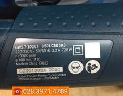 Máy mài góc GWS 7-100 ET (điều chỉnh tốc độ) 720W