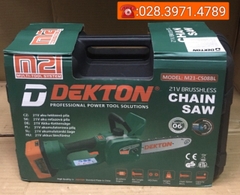 Thân Máy Cưa Xích Pin Dekton CS08BL (Solo)