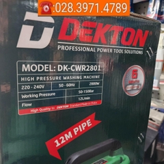 Máy xịt rửa DEKTON 2800W DK-CWR2801 model 2024