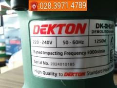 Máy đục bê tông DEKTON 17mm DK-DH0811 công suất 1250W
