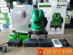 Máy cân mực laser 5 tia xanh AKUZA AK 686D mẫu mới nhất 2024 (có remote điều khiển từ xa)