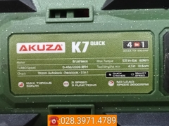 Máy khoan pin 4 trong 1 AKUZA K7 QUICK [MỚI]