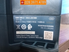 [CHÍNH HÃNG] Máy Khoan Bê Tông pin BOSCH GBH 185-LI (SOLO)