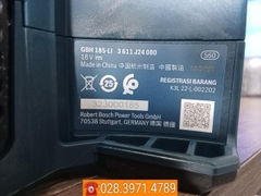 [CHÍNH HÃNG] Máy Khoan Bê Tông pin BOSCH GBH 185-LI (bao gồm pin + sạc)