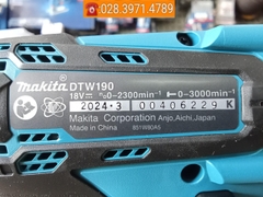 [Chính Hãng] Máy siết bulong dùng pin 18V MAKITA DTW190RFJX