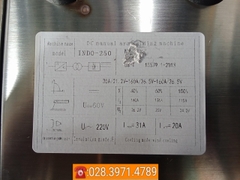 Máy hàn hồ quang INDO 250 bằng kim loại