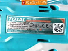 Máy cưa kiếm dùng pin 20V chính hãng TOTAL TRSLI11521 (1 pin + 1 sạc)