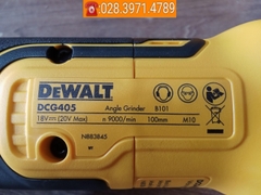 Máy mài góc dùng pin DeWALT DCG405N (chưa pin + sạc)