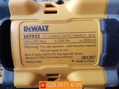 Máy siết bu lông dùng pin DeWALT DCF922N (chưa pin + sạc)