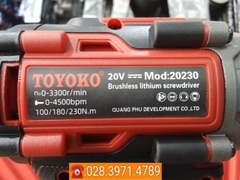 Bộ máy siết vít dùng pin CHÍNH HÃNG TOYOKO T20230F lực siết 230N.m